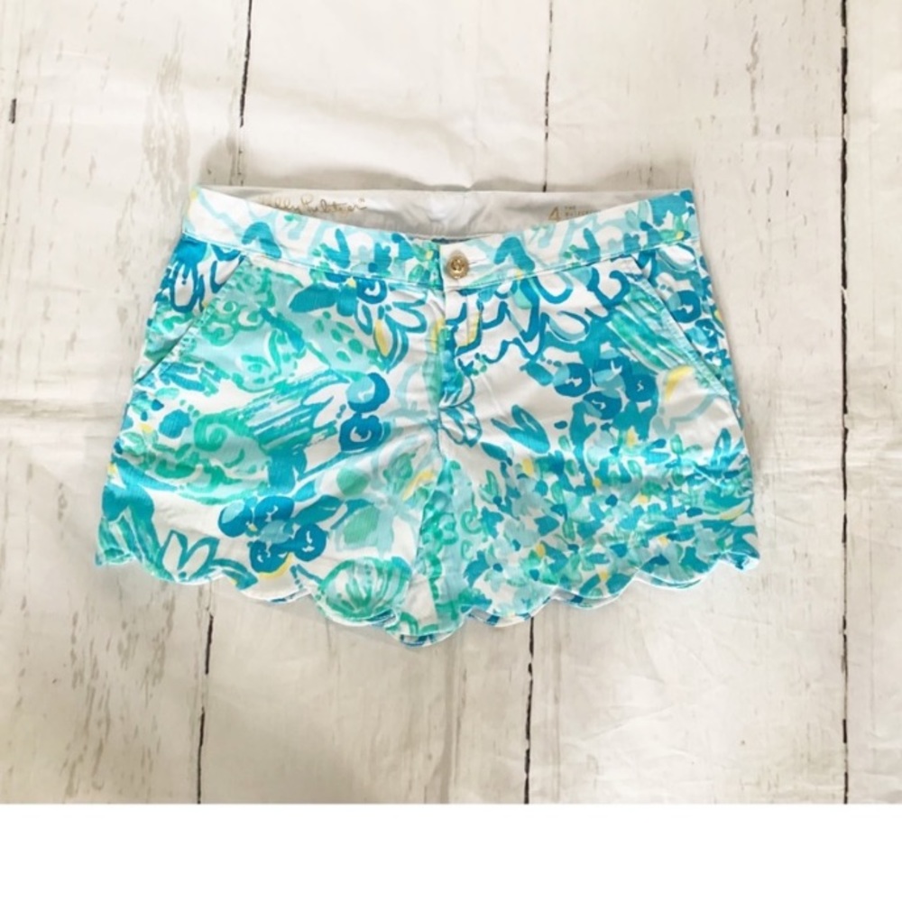 Lilly Pulitzer The Buttercup Shorts Size 4